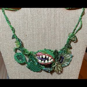 Audrey necklace, one of a kind, hand made, feisty feeling a little rebellious